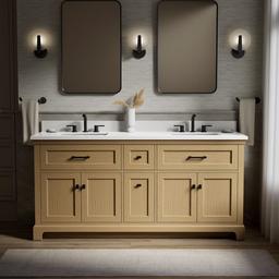 CharlemontE 72'' bathroom vanity cabinet with sinks and quartz top - image 2
