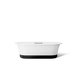 VoluteE 63'' x 28-3/8'' freestanding bath with base - image 12