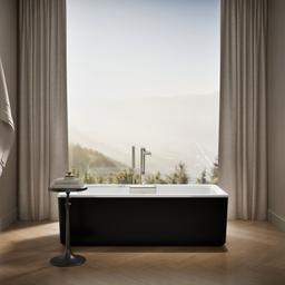 Kohler VoluteE 63'' x 28-3/8'' freestanding bath with shroud - White - image 4