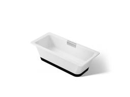 VoluteE 63'' x 28-3/8'' freestanding bath with base - image 1