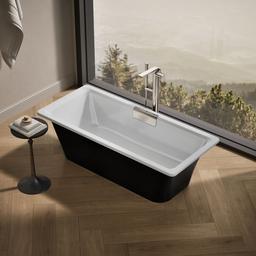 VoluteE 63'' x 28-3/8'' freestanding bath with base - image 2