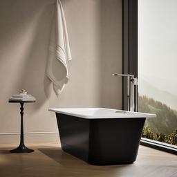 VoluteE 63'' x 28-3/8'' freestanding bath with base - image 12