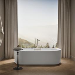 VoluteE 70-7/8'' x 30-3/8'' freestanding bath with shroud - image 4