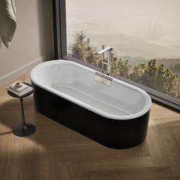 VoluteE 70-7/8'' x 30-3/8'' freestanding bath with shroud - image 2