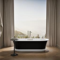 VoluteE 70-7/8'' x 30-3/8'' freestanding bath with base - image 4