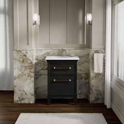 ArtifactsE 24'' bathroom vanity cabinet - Carbon Oak - image 2