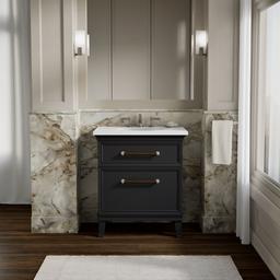 ArtifactsE 30'' bathroom vanity cabinet - Slate Grey - image 2