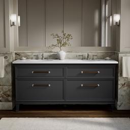 ArtifactsE 72'' bathroom vanity cabinet - Slate Grey - image 2