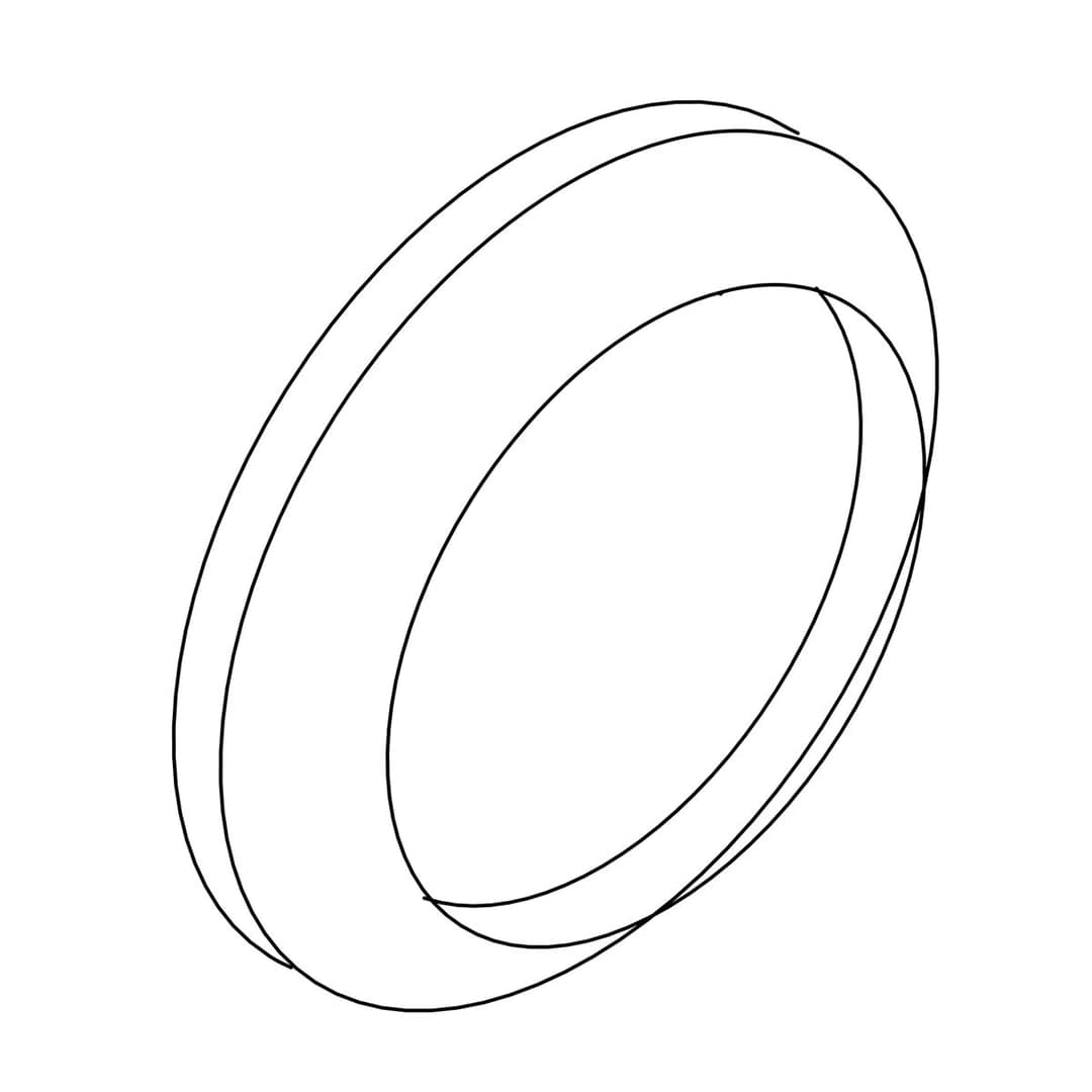 Kohler Genuine Parts Washer, ELL Overflow by Kohler Genuine Parts