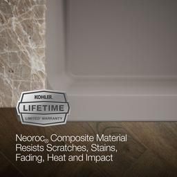 Cairn 34'' undermount single-bowl farmhouse kitchen sink with faceted design - image 10