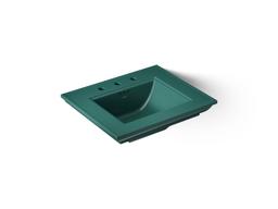 Kohler Memoirs Stately 25'' pedestal/console table bathroom sink - Teal - image 1