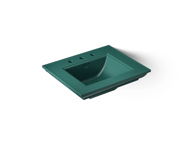 Kohler Memoirs Stately 25'' pedestal/console table bathroom sink - Teal