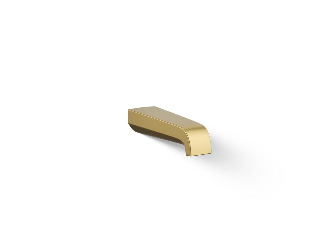 Kohler | Pitch | Tub Spout - Vibrant Brushed Moderne Brass by Kohler
