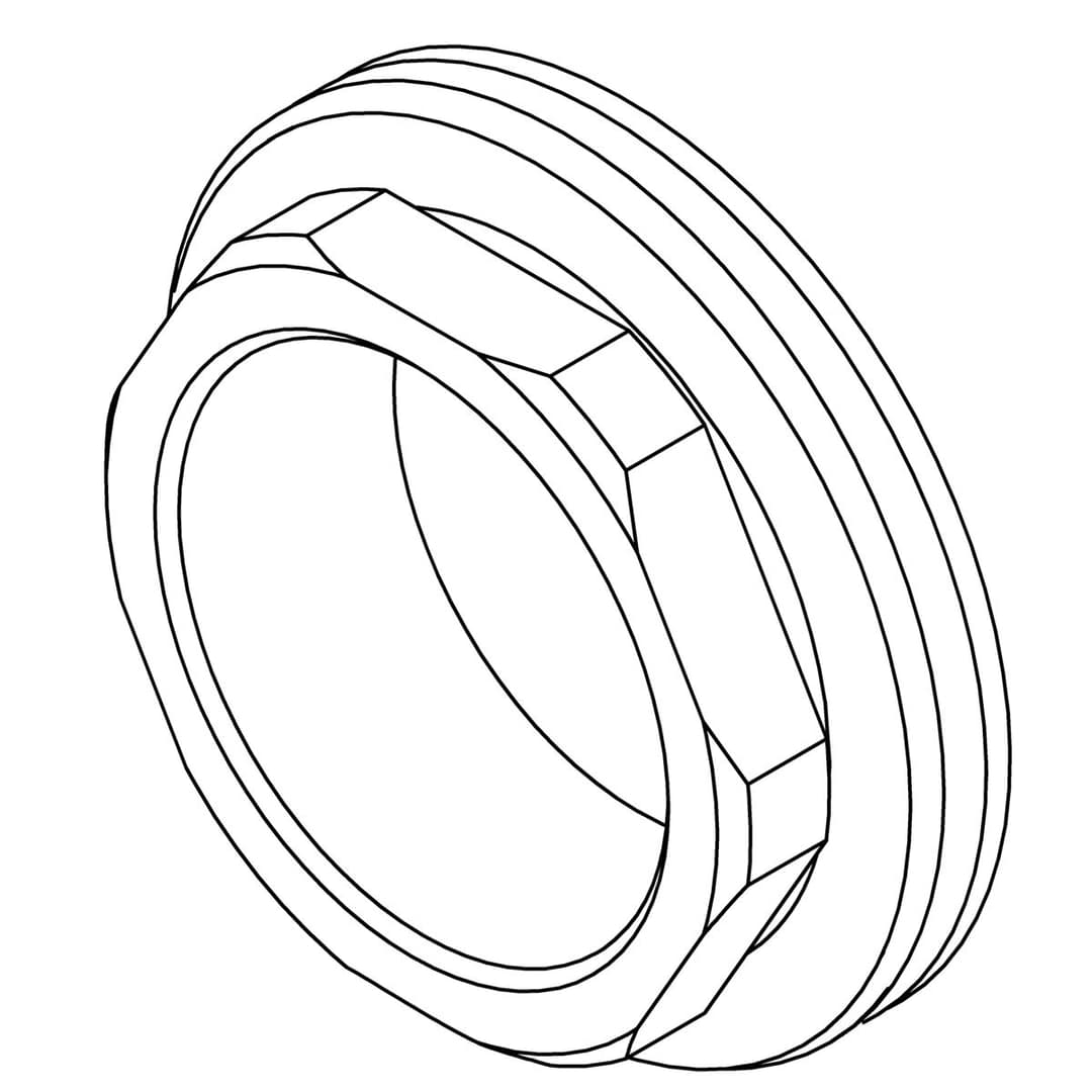 M32X1-23/Sides Nut by Kohler Genuine Parts