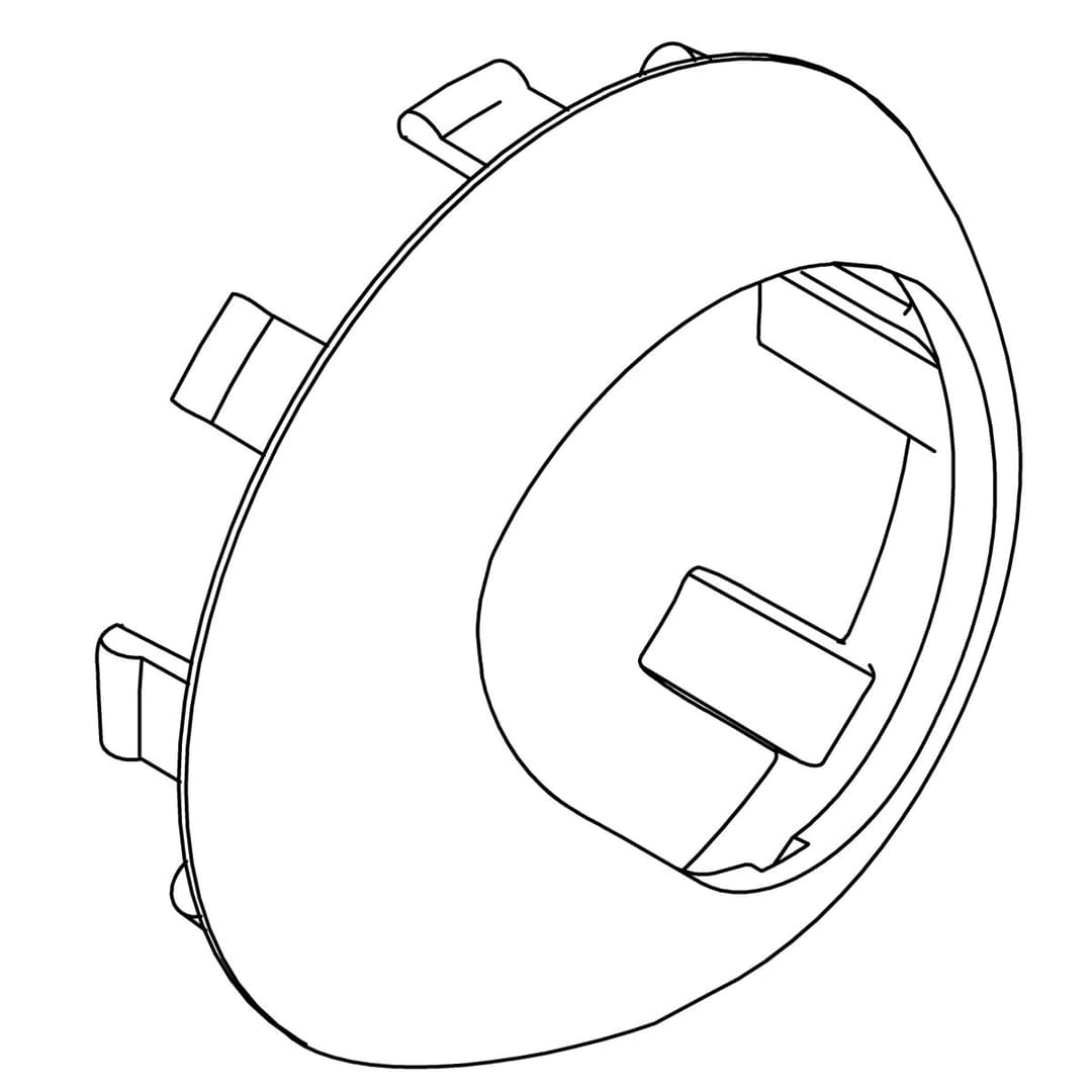 Kohler Genuine Parts Bonnet - Matte Black by Kohler Genuine Parts