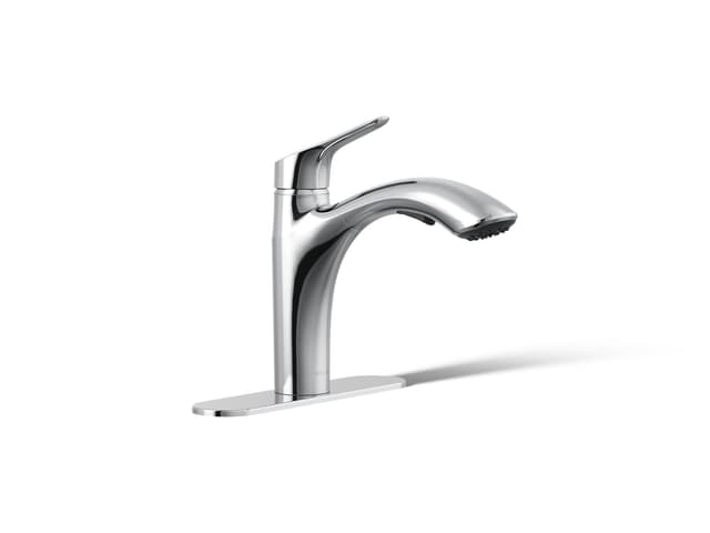 Kohler | Rival | Pull Out Kitchen Faucet - Polished Chrome