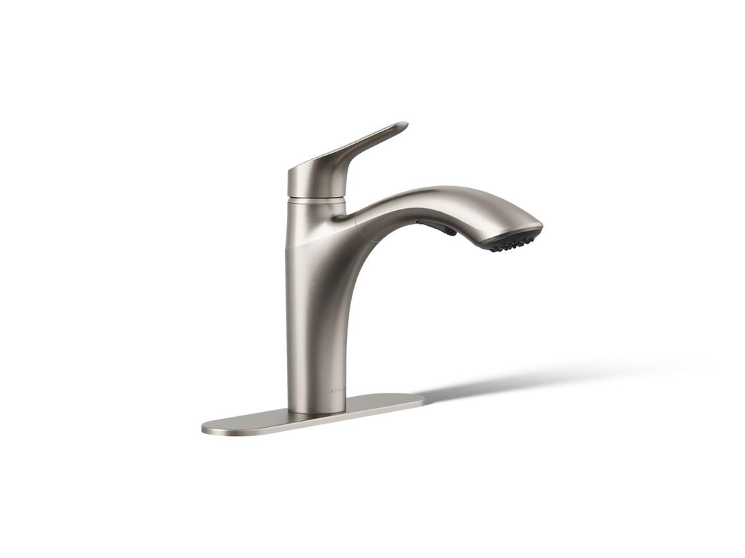 Kohler | Rival | Pull Out Kitchen Faucet - Vibrant Stainless by Kohler