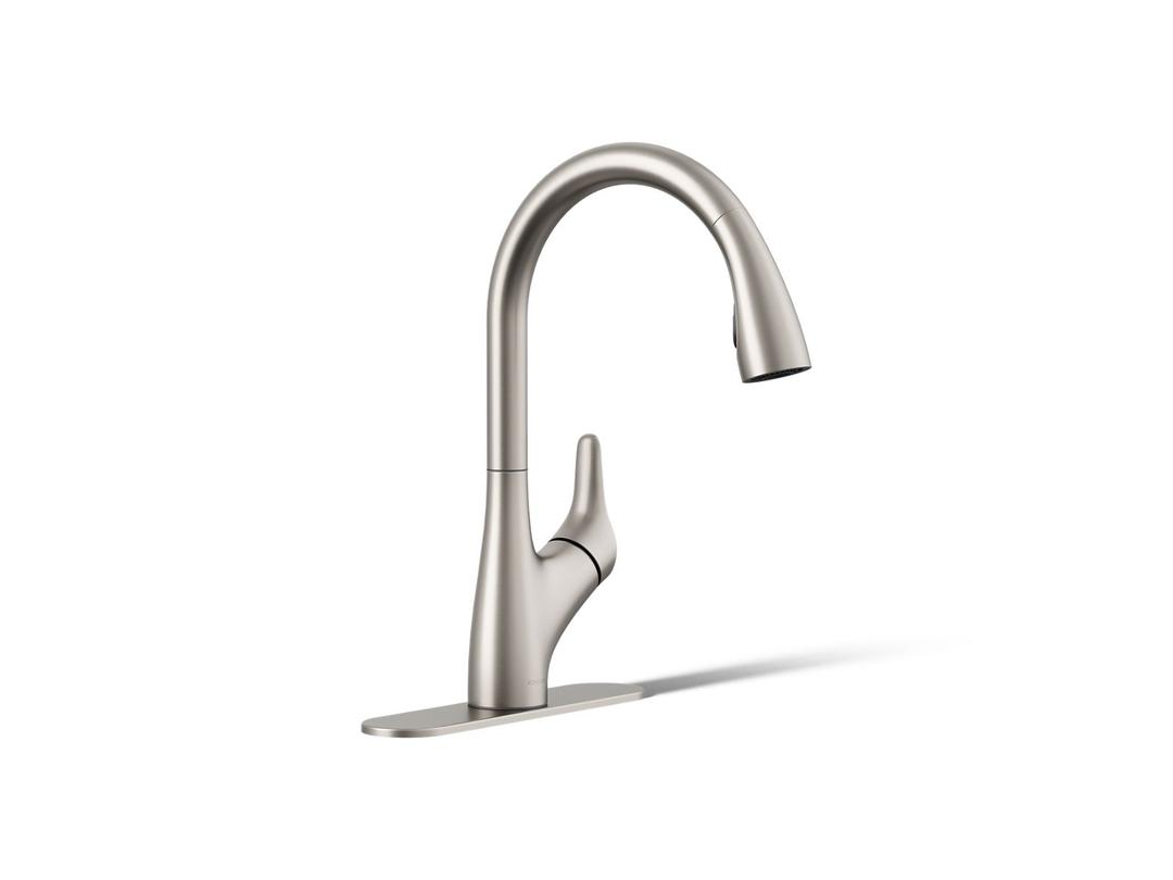 Kohler | Rival | Bathroom Sink Faucet - Vibrant Stainless by Kohler