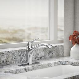 Kohler | Rival | Single Hole Kitchen Faucet - Polished Chrome - image 2