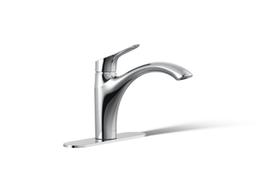 Kohler | Rival | Single Hole Kitchen Faucet - Polished Chrome - image 1