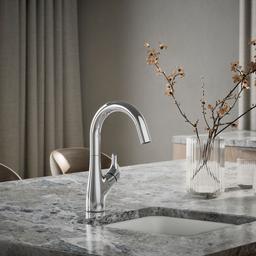 Kohler | Rival | Single Hole Kitchen Faucet - Polished Chrome - image 2