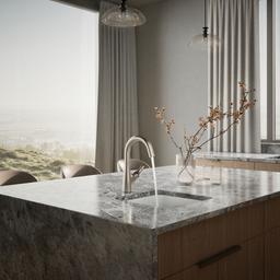 Kohler | Rival | Single Hole Kitchen Faucet - Vibrant Stainless - image 4