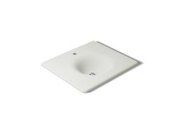 Kohler Iron/Impressions 25'' Enameled cast iron vanity top with integrated round sink - Dune - image 1