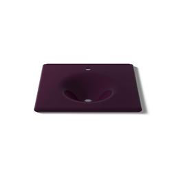 Kohler Iron/Impressions 25'' Enameled cast iron vanity top with integrated round sink - Black Plum - image 4