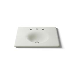 Kohler Iron/Impressions 25'' Enameled cast iron vanity top with integrated round sink - Dune - image 4