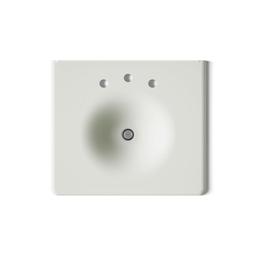 Kohler Iron/Impressions 25'' Enameled cast iron vanity top with integrated round sink - Dune - image 3