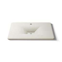 Kohler Iron/Impressions 31'' Enameled cast iron vanity top with integrated rectangular sink - Biscuit - image 4