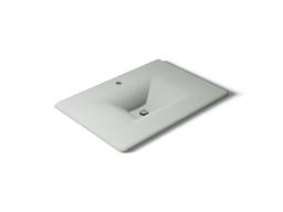 Kohler Iron/Impressions 31'' Enameled cast iron vanity top with integrated rectangular sink - Sea Salt - image 1