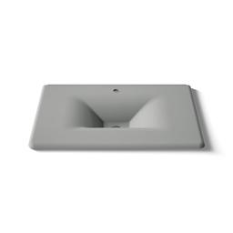 Kohler Iron/Impressions 31'' Enameled cast iron vanity top with integrated rectangular sink - Basalt - image 4