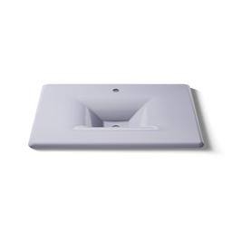 Kohler Iron/Impressions 31'' Enameled cast iron vanity top with integrated rectangular sink - Lavender Grey - image 4