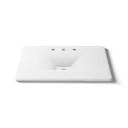 Kohler Iron/Impressions 31'' Enameled cast iron vanity top with integrated rectangular sink - White - image 4