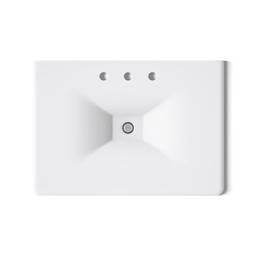 Kohler Iron/Impressions 31'' Enameled cast iron vanity top with integrated rectangular sink - White - image 3