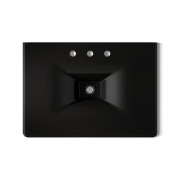 Kohler Iron/Impressions 31'' Enameled cast iron vanity top with integrated rectangular sink - Black - image 3