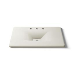 Kohler Iron/Impressions 31'' Enameled cast iron vanity top with integrated rectangular sink - Biscuit - image 4