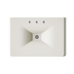 Kohler Iron/Impressions 31'' Enameled cast iron vanity top with integrated rectangular sink - Biscuit - image 3