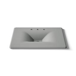 Kohler Iron/Impressions 31'' Enameled cast iron vanity top with integrated rectangular sink - Basalt - image 4