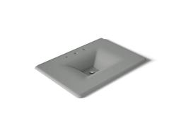 Kohler Iron/Impressions 31'' Enameled cast iron vanity top with integrated rectangular sink - Basalt - image 1