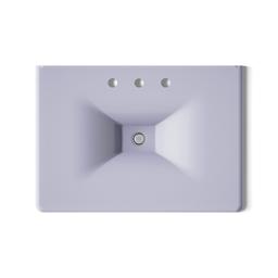 Kohler Iron/Impressions 31'' Enameled cast iron vanity top with integrated rectangular sink - Lavender Grey - image 3