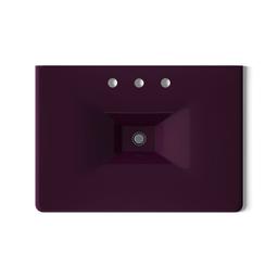 Kohler Iron/Impressions 31'' Enameled cast iron vanity top with integrated rectangular sink - Black Plum - image 3