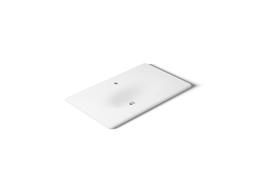 Kohler Iron/Impressions 37'' Enameled cast iron vanity top with integrated oval sink - White - image 1