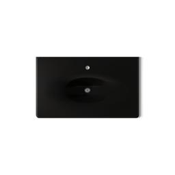 Kohler Iron/Impressions 37'' Enameled cast iron vanity top with integrated oval sink - Black - image 3