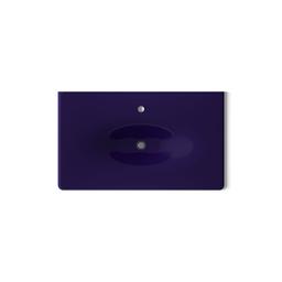 Kohler Iron/Impressions 37'' Enameled cast iron vanity top with integrated oval sink - Indigo Blue - image 3