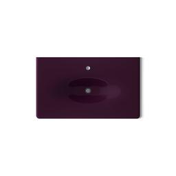 Kohler Iron/Impressions 37'' Enameled cast iron vanity top with integrated oval sink - Black Plum - image 3