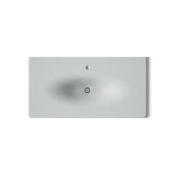 Kohler Iron/Impressions 43'' Enameled cast iron vanity top with integrated oval sink - Ice Grey - image 3