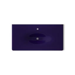 Kohler Iron/Impressions 43'' Enameled cast iron vanity top with integrated oval sink - Indigo Blue - image 3