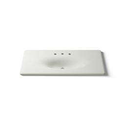 Kohler Iron/Impressions 43'' Enameled cast iron vanity top with integrated oval sink - Dune - image 4